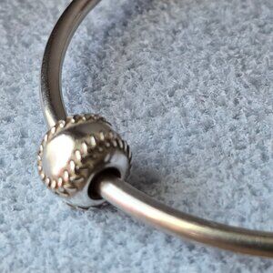 Pandora Sterling Silver Baseball Charm